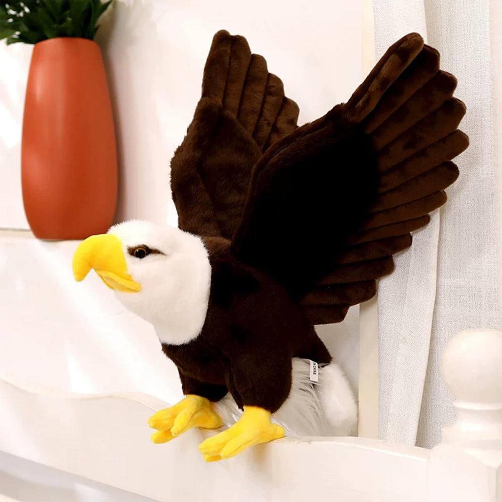 ZWLCWYBDBD Eagle plush decor-friendly and kid-safe for bedrooms and living spaces.