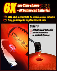 Zxyzz Glow Football is durable and lightweight for outdoor fun