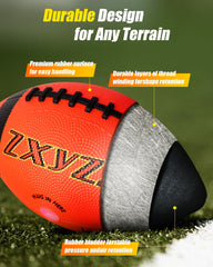Zxyzz Glow Football with pro grip supports easy throws for kids