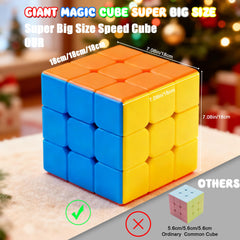 ZY-Wisdom Giant Magic Cube 18cm top view showing color faces