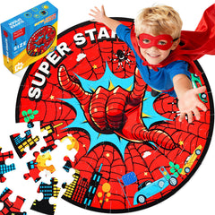 ZYGIG Spider Web Puzzle: 70 large pieces for easy handling and family play.