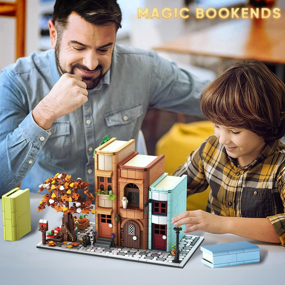 Packaging image featuring Zylvoxia Magic House bookend ready for gifting