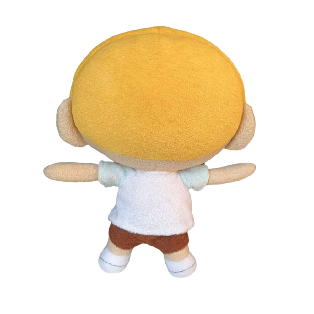 ZYSKABQ truck boy plush close-up fabric detail shows secure stitching.