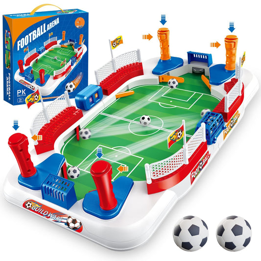 ZYYBQW mini foosball table field offers ample space for two-player quick rounds.