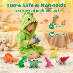 ZZLWAN Triceratops figure in bright colors enhances storytelling