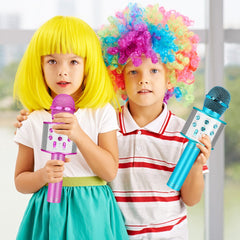 ZZLWAN Kids Karaoke Microphone recording function for saving performances