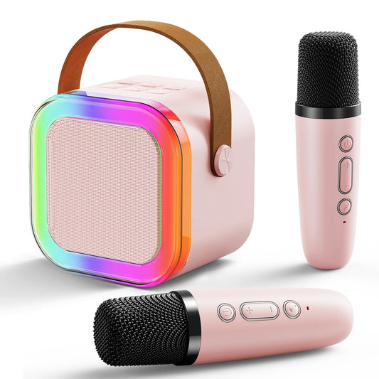 ZZLWAN mini karaoke lights sync to music for a vibrant party vibe