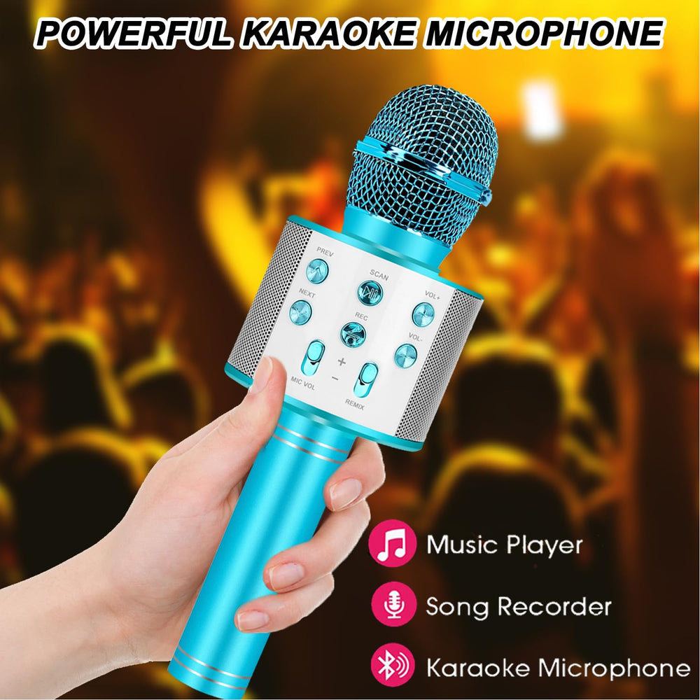 ZZLWAN wireless karaoke mic highlights Bluetooth connection