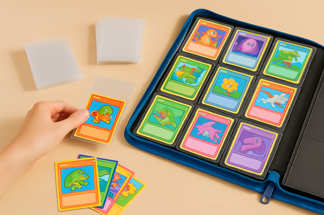 How to protect trading cards with sleeves, toploaders and binders — Vault X — Toygame Canada
