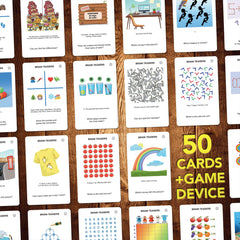 100 PICS Brain Teasers pocket-size design fits bags and pockets