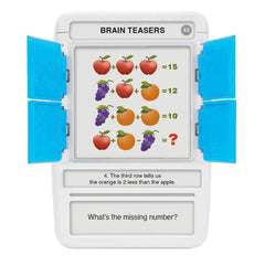 100 PICS Brain Teasers ideal for car, plane, or restaurant travel