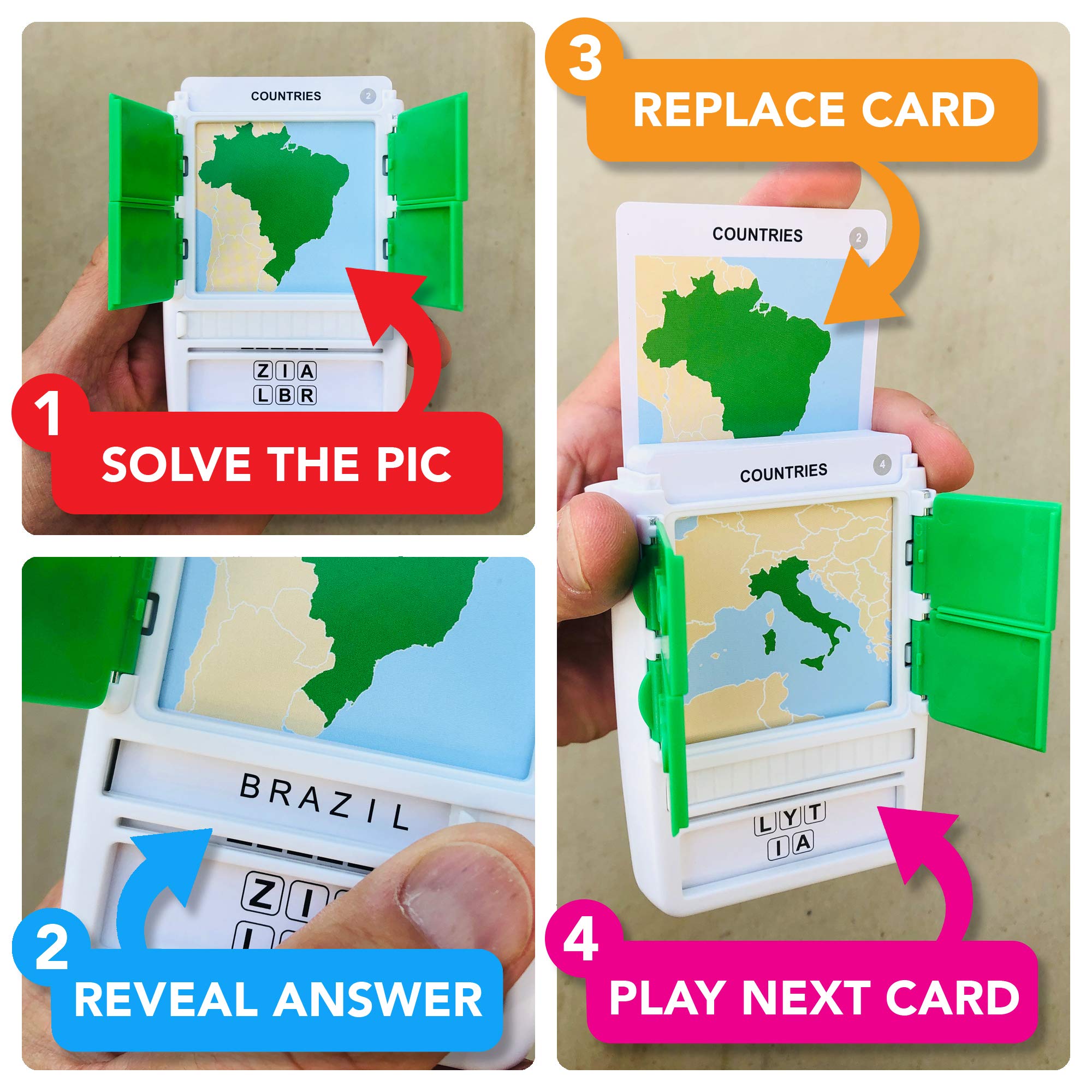 100 PICS vocabulary boost – language learning through country names.