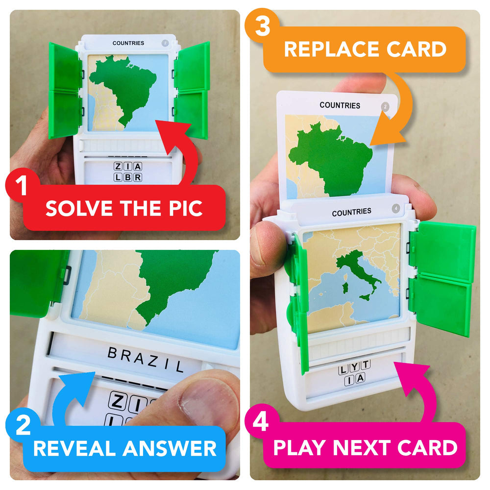 100 PICS vocabulary boost – language learning through country names.