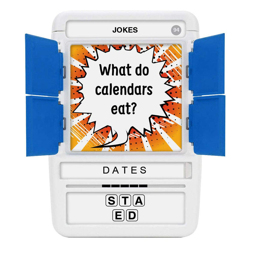 Compact size of 100 PICS Jokes Travel Game fits in a bag