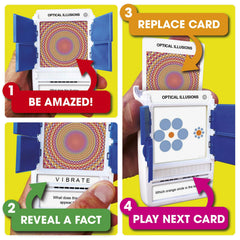 100 PICS Optical Illusions compact kit great for quiet downtime.