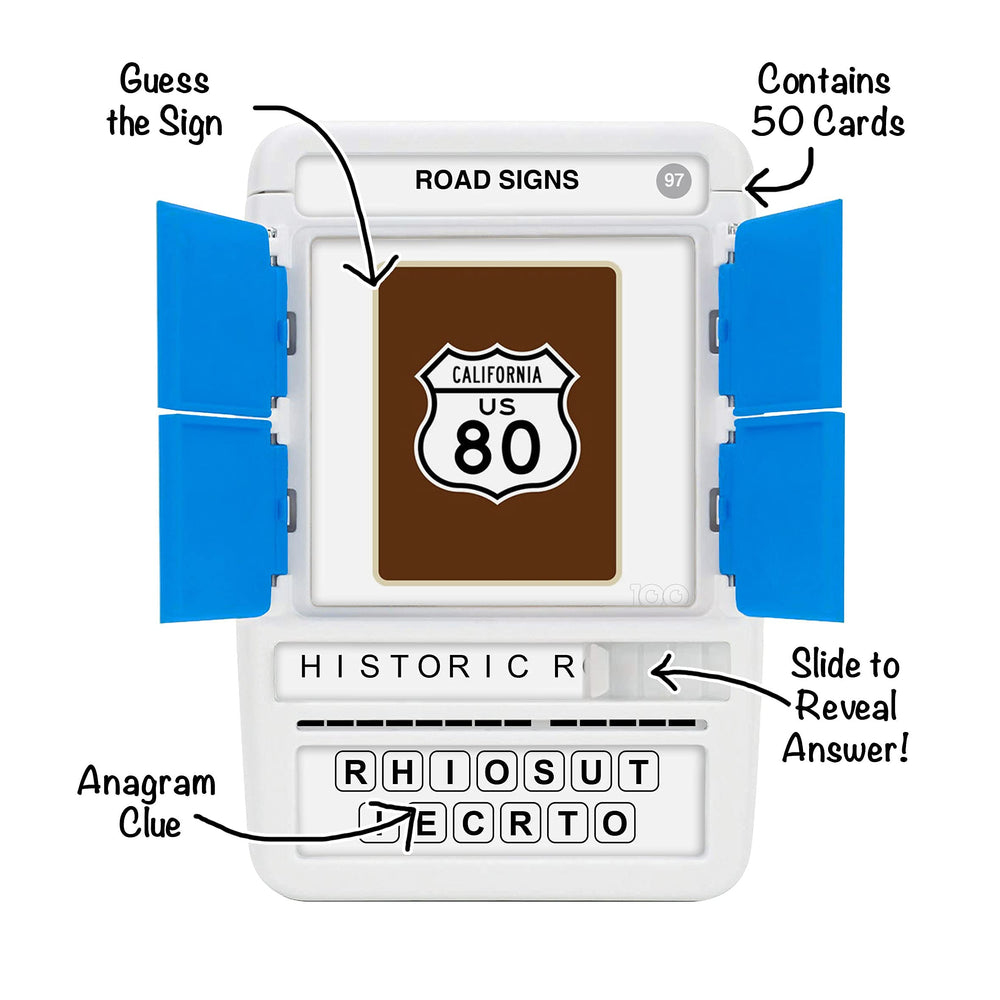 100 PICS US Road Signs vocabulary and memory through sign identification.