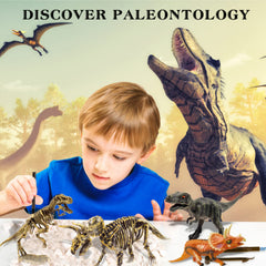 10Leccion dino puzzle Triceratops skeleton emphasizes hands-on construction and problem solving