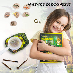 10Leccion brush cleans dust off fossils for neat findings.