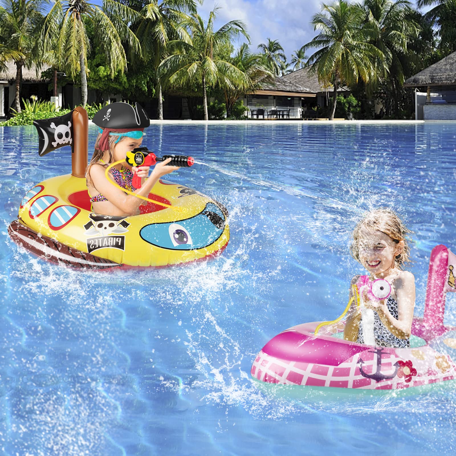 10Leccion princess yacht pool float 35x27 inches suitable for toddlers and kids