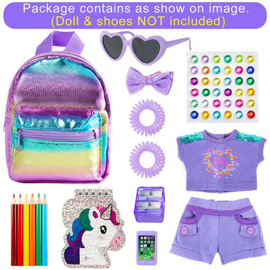 18INDC doll clothes set for creative outfits and role-play