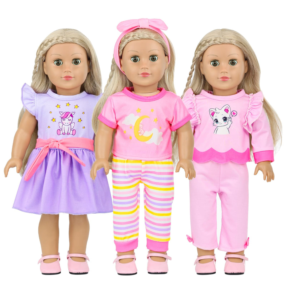 18INDC newborn 43cm doll clothes designed for safe, soft wear.