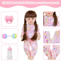 18INDC feeding bottle accessory for doll care play