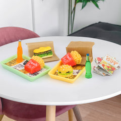 18INDC mini hamburger for tasty pretend meals during play