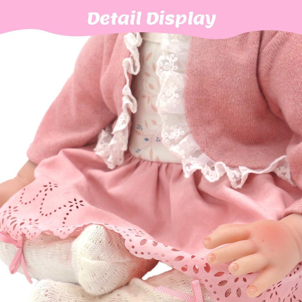 18INDC Reborn doll pants and top offering comfortable wear