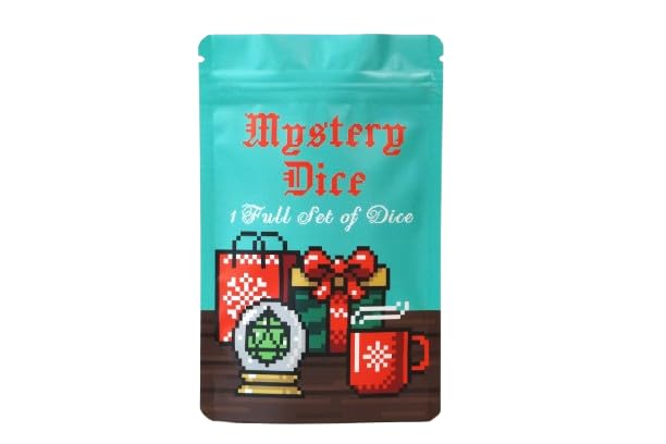 1985 Games Holiday Mystery Dice Bag zipper-detail shows easy access during play