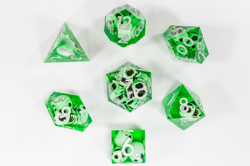 1985 Games Sharp Edge Dice Set collectible pack appealing to display and play.