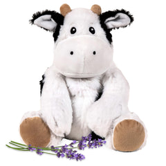 1i4 Group Callie Cow plush front view, cozy warmth for all ages.