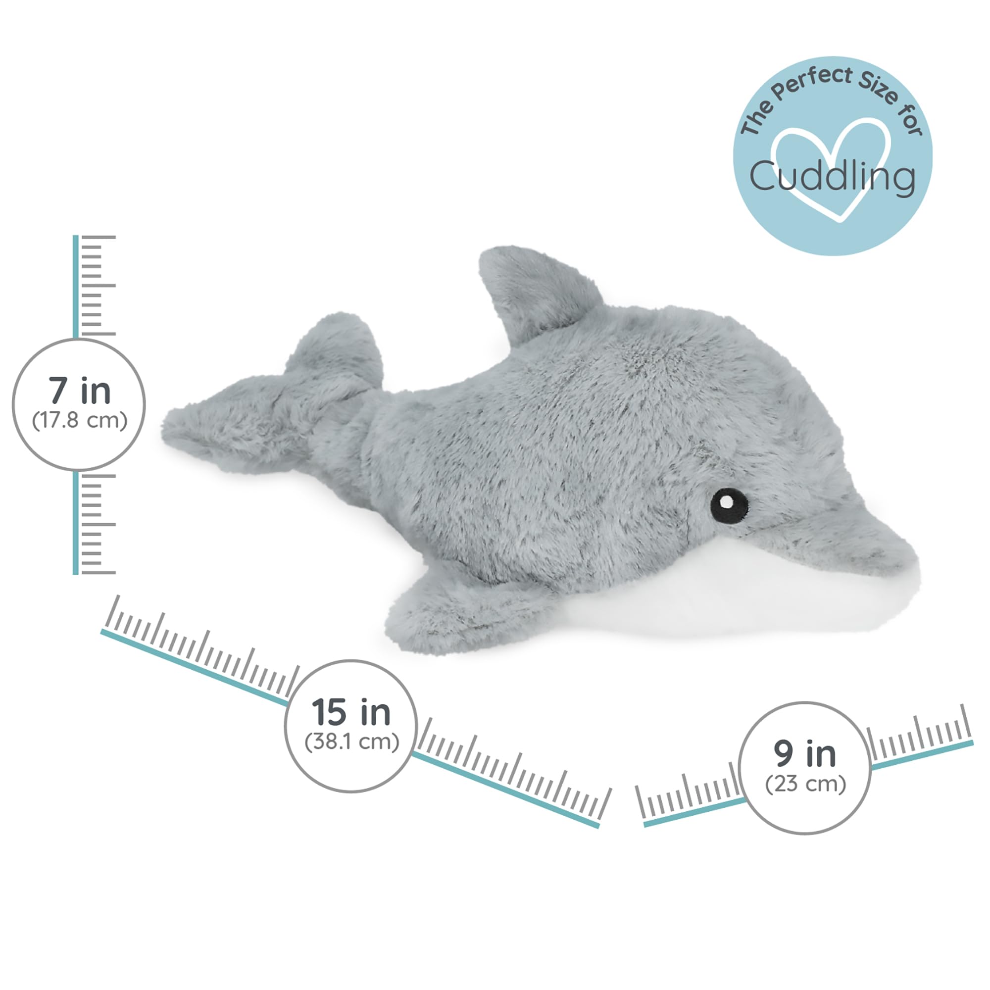 1i4 Group Dolphin cooling plush provides a refreshing chill when needed.