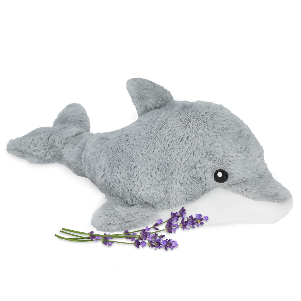 1i4 Group Dolphin microwavable plush offers a cozy warming hug.