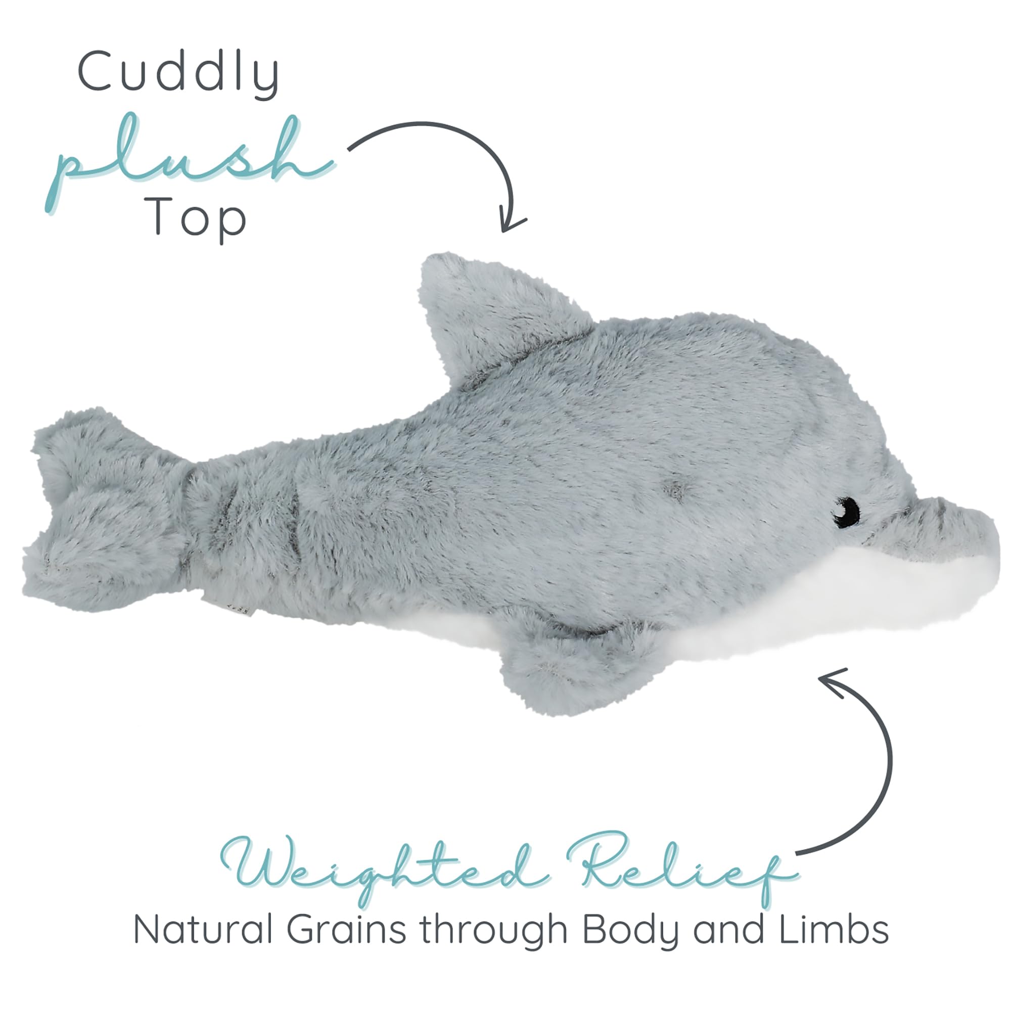 1i4 Group Dolphin soft fabric is cuddly and comforting.