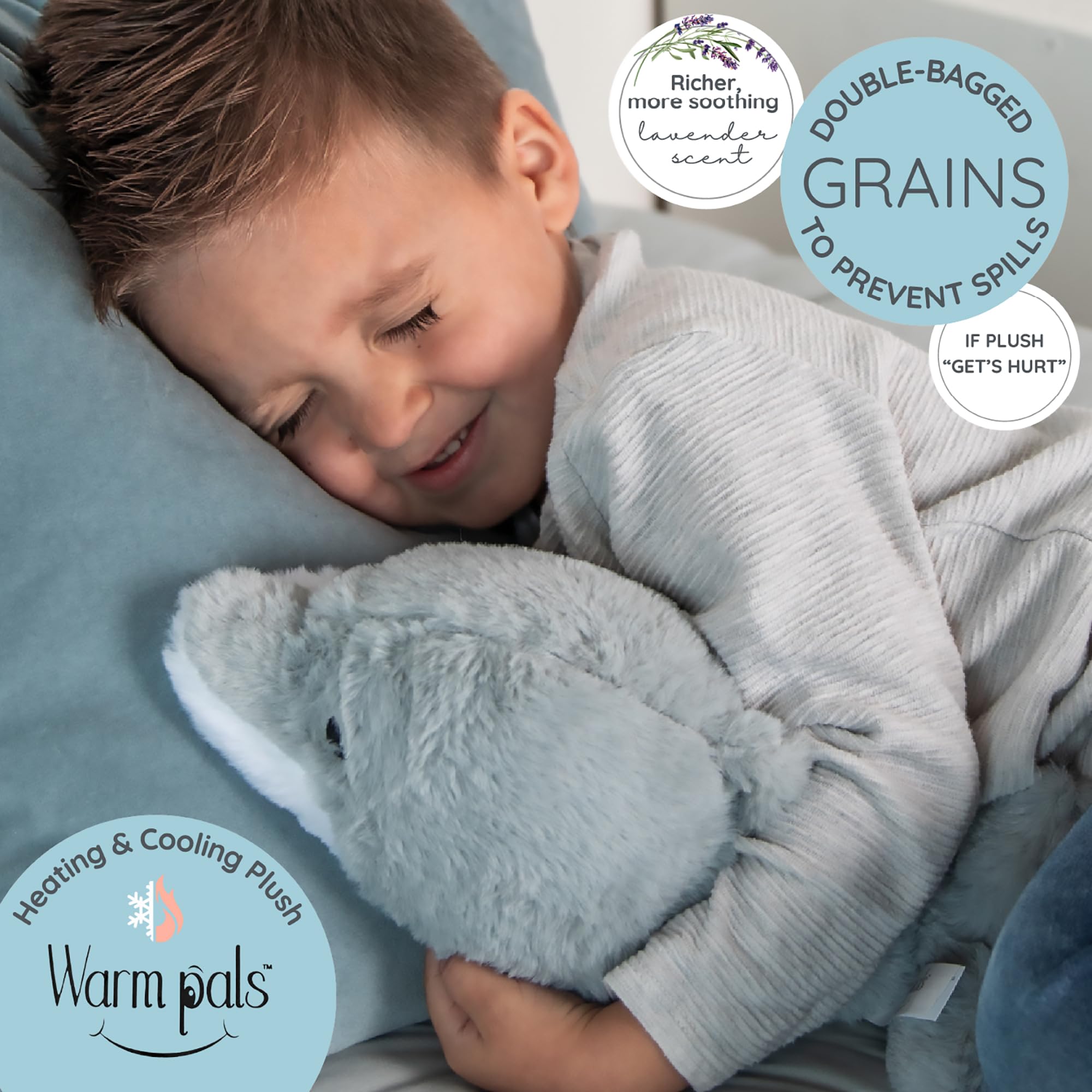 1i4 Group Dolphin weighted plush provides gentle pressure for calm moments.