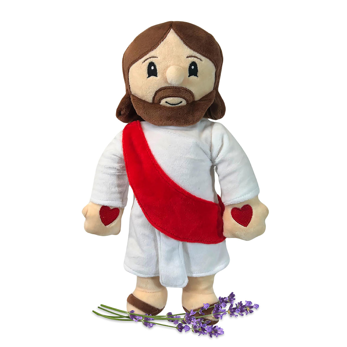 1i4 Group Jesus plush front view with cozy weighted hug