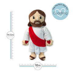 1i4 Group Jesus plush soft fabric texture for gentle hugs