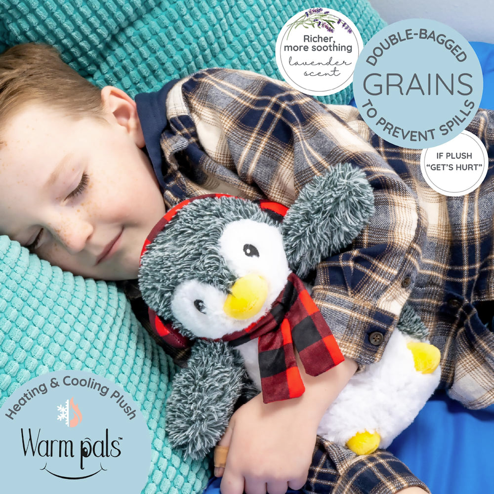 1i4 Group Pennie Penguin soft fabric close-up for comforting touch