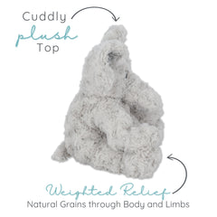 Weighted feel of 1i4 Group Sweet Elephant for soothing pressure