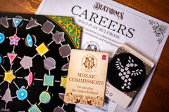 Diatoms pattern-focused pieces used to craft spatial mosaics by 25th Century Games