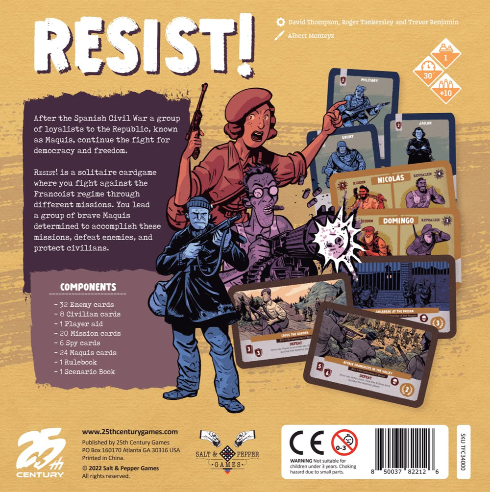Resist maquis cards art emphasizing historical theme and immersion.