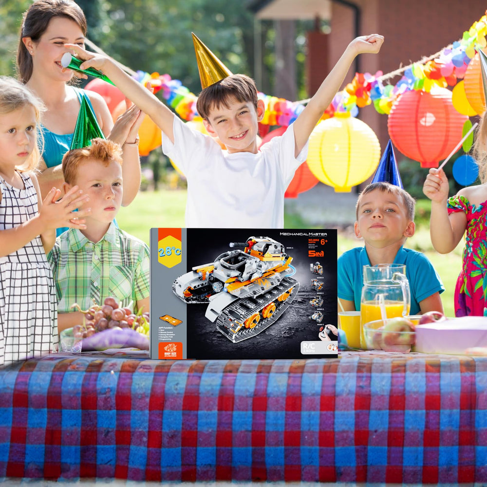 28c assembly guide and app interface supports easy, kid-friendly building