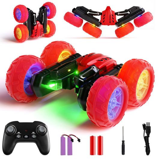 28°C remote control car with 360 rotation enables dynamic stunts.