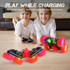 28°C RC car durable ABS plastic body withstands crashes.