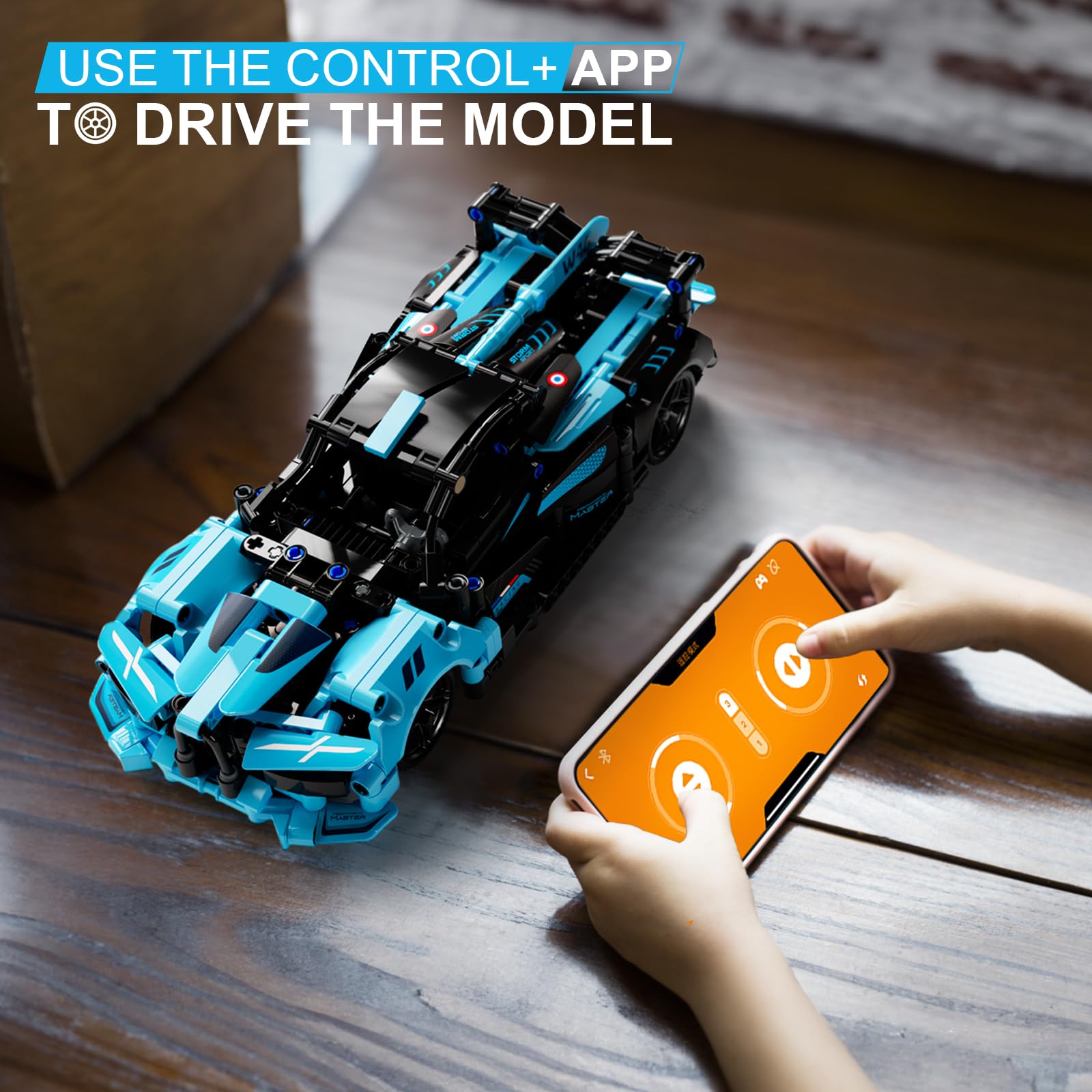 28°C STEM 2-in-1 remote and app control enables versatile play and learning.