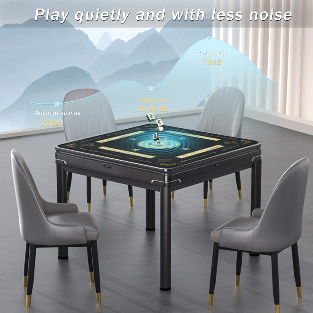 2F22E Mahjong Mat noise reduction layer softens tile clacks