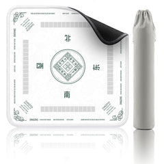 2F22E Mahjong Mat non-slip surface keeps tiles in place during play.