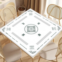 2F22E Mahjong Mat reinforced edges resist curling over time.