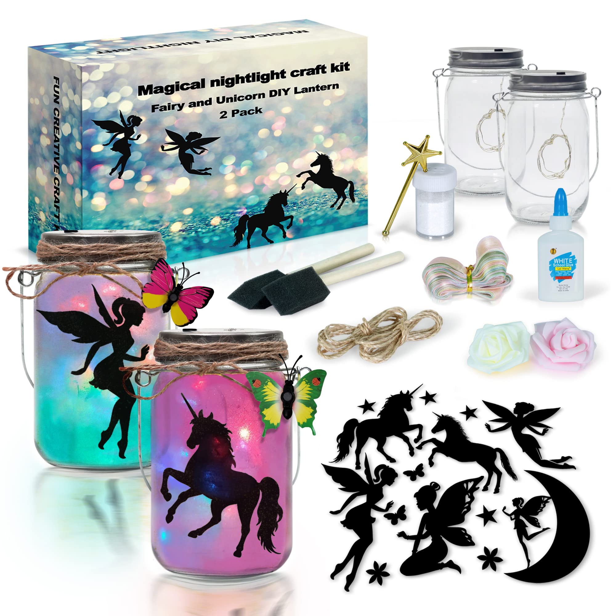 2Pepers fairy nightlight kit pack presents a sparkling DIY lantern for dreamy bedrooms