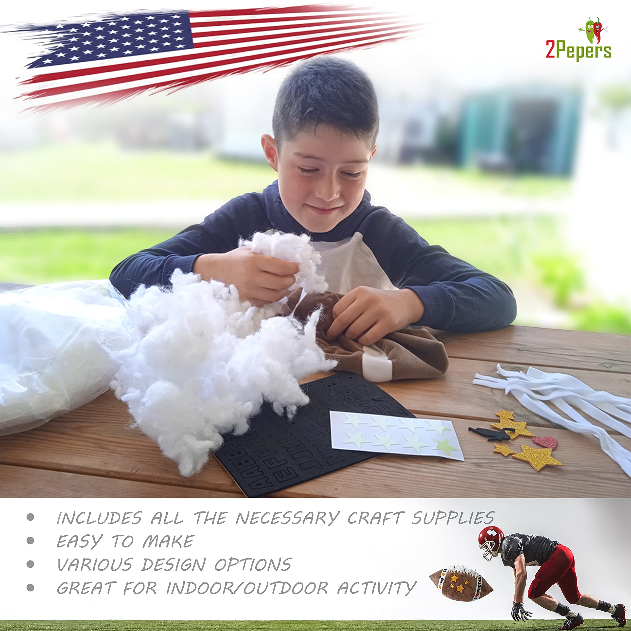 2Pepers glowing stars stickers add a bedtime glow to the craft.